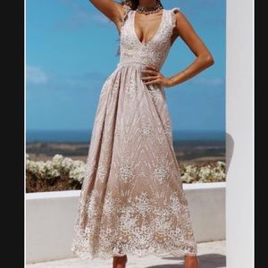 Hello Molly Gold on the Ceiling Dress